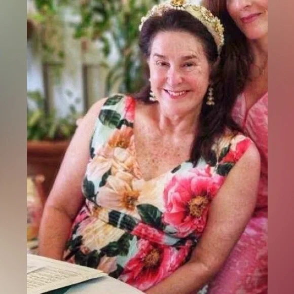 Dolce & Gabanna Floral V-Neck Cotton Sundress - Picture 14 of 14